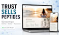 build peptide website that builds trust and increases sales