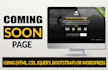 create coming soon page, under construction page