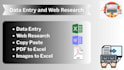 do reliable web research and data entry services