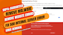 fast recover your malware hacked virus website