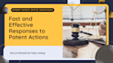 respond to office action and prosecute patent application