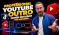 create a custom animated youtube end screen and outro video