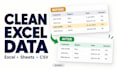 clean, sort and format your excel or google sheets data