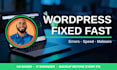 fix wordpress errors, speed up your site and remove malware
