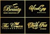 design spa, salon, cosmetic and makeup logo
