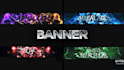 make a professional 3d banner or header for you
