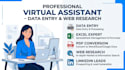 provide accurate data entry, web research and lead generation services