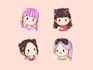 draw cute chibi headshot