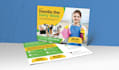 do promotional postcard design with gift voucher design