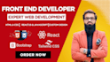 be your front end developer using HTML CSS react bootstrap