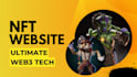 do web3 nft website development for you