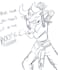 draw a memey, goofy version of your character