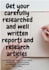 assist in writing research proposals and reports