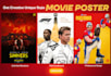 design premium movie poster, cinema poster