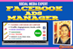 be your facebook ads manager for ads campaign