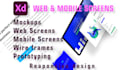design web and mobile app mock ups