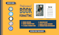 kdp book formatting kindle ebook formatting and book layout design