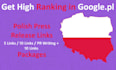 do polish press release distributions, link building for poland