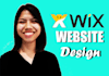 create wix website or web design wix  website