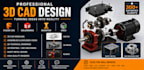 3d design in fusion 360 and solidworks