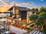 create exterior design and photorealistic 3d rendering