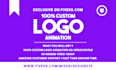 create professional custom 4k logo animation