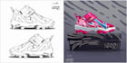 draw any footwear like shoes and sneakers in cartoon style