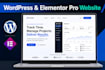 design or redesign responsive wordpress website with elementor pro