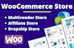 design your webshop or wordpress  woocommerce store or online store