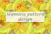 create hand painted seamless patterns design for fabric, textile, brending