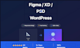 convert figma, xd or PSD to a pixel perfect, responsive wordpress website