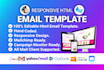 design and code responsive HTML email template