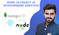 build your react js web app by node js, express js, mongo