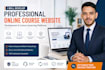 build online course website or elearning platform