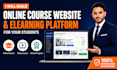 build online course website or elearning platform