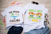 create custom beach t shirt design and summer t shirt design