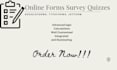 design online forms survey quizzes using googleforms, jotform, typeform