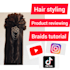 create braiding and any hair styling tutorials