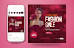 design a beautiful online fashion flyer or poster