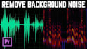 remove background noise, clean up and enhance audio