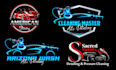 make premium looking auto detailing and car wash logo