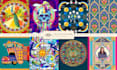 create truck art and psychedelic pop art illustration