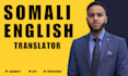 professionally translate from english to somali