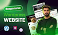 build a responsive wordpress website, web development