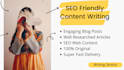 do SEO friendly content writing, article writing, or blog post writing