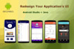 reskin, redesign and customized android app