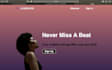 design music website using HTML, CSS