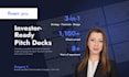 make a fundraising pitch deck, investor pitch deck, business plan presentation