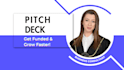 make a fundraising pitch deck, investor pitch deck, business plan presentation