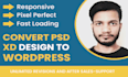 convert PSD to wordpress
